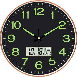 MT BROTHERS Digital 29.5 cm X 29.5 cm Wall Clock