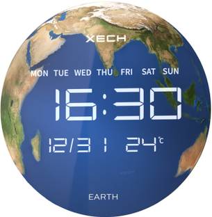 xech Digital 31.5 cm X 31.5 cm Wall Clock