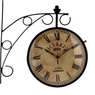 Dhani Creations Analog 21 cm X 34 cm Wall Clock