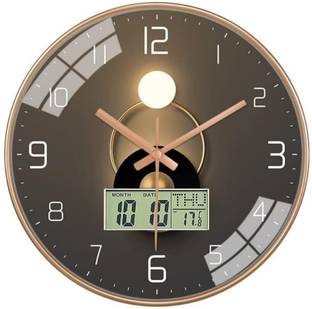 AshandRoh Analog-Digital 32 cm X 32 cm Wall Clock