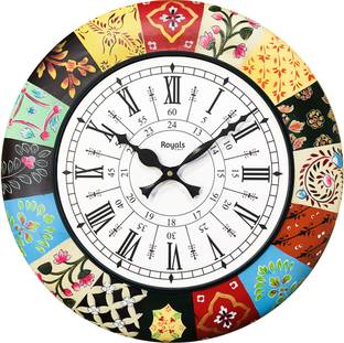 Royals Cart Analog 45 cm X 45 cm Wall Clock