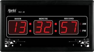 AJANTA Digital 18 cm X 33 cm Wall Clock