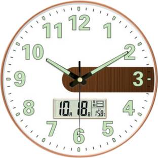 MT BROTHERS Digital 29.5 cm X 29.5 cm Wall Clock