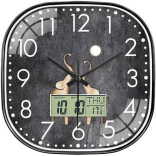 WHISKET Digital 30 cm X 30 cm Wall Clock