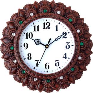 Factorywala Analog 26 cm X 26 cm Wall Clock