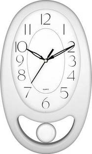 SS TRADER Analog 10 cm X 24 cm Wall Clock