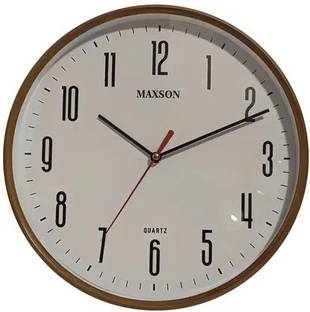 MAXSON QUARTZ Analog 30.5 cm X 30.5 cm Wall Clock