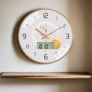 AshandRoh Analog-Digital 32 cm X 32 cm Wall Clock