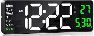 SZELAM Digital 12 cm X 38 cm Wall Clock