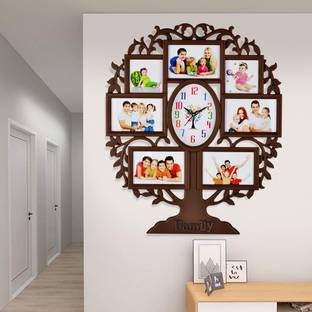 Att'z Analog 58 cm X 48 cm Wall Clock