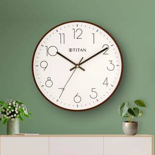 Titan Analog 30.5 cm X 30.5 cm Wall Clock