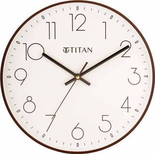 Titan Analog 30.5 cm X 30.5 cm Wall Clock