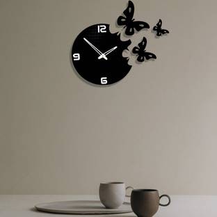 FASTQT Butterfly Wall decoration Clock