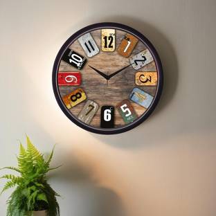 Gulabi Art Analog 25 cm X 25 cm Wall Clock