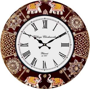 Royals Cart Analog 45 cm X 45 cm Wall Clock