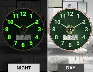 GRACIOUS MART Analog-Digital 29.5 cm X 29.5 cm Wall Clock