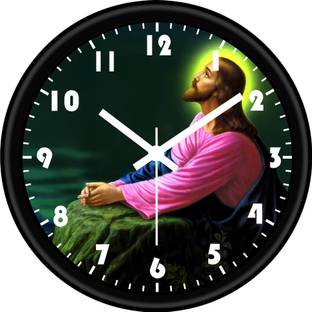 khushi collection Analog 25 cm X 25 cm Wall Clock