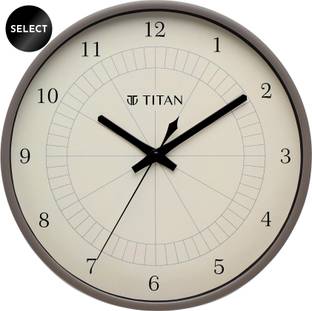 Titan Analog 29 cm X 29.5 cm Wall Clock