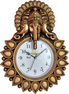 mauli Analog 33 cm X 24 cm Wall Clock
