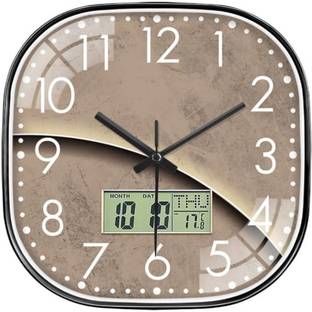 Star Work Analog-Digital 67 cm X 32.5 cm Wall Clock