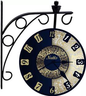 Nutts Analog 20 cm X 20 cm Wall Clock