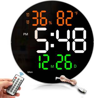 CARTSPACE Digital 10 cm X 27 cm Wall Clock