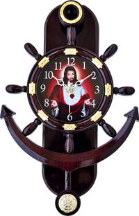 Ava creation Analog 35 cm X 26 cm Wall Clock