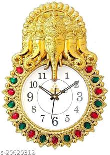 Gangaram creation Analog 35 cm X 26 cm Wall Clock