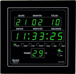 AJANTA Digital 25.4 cm X 25.4 cm Wall Clock