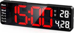 SZELAM Digital 12 cm X 38 cm Wall Clock