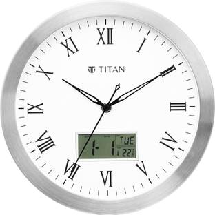 Titan Analog-Digital 30 cm X 30 cm Wall Clock