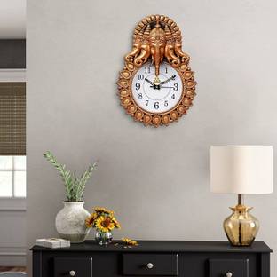WEBELKART Analog 33.02 cm X 22.86 cm Wall Clock