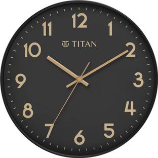 Titan एनालॉग 30 cm X 30 cm दीवार घड़ी