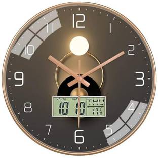 SHOPIVAAN Analog-Digital 29.5 cm X 29.5 cm Wall Clock