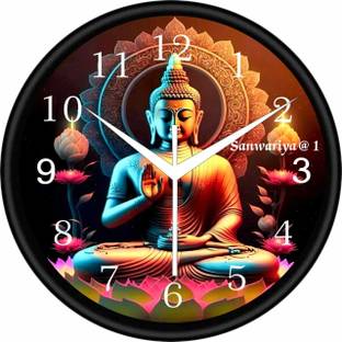 Sanwariya Crafts Analog 25 cm X 25 cm Wall Clock