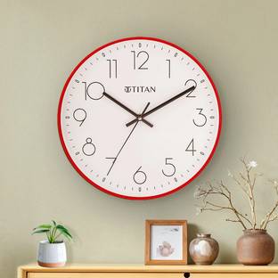 Titan Analog 30.5 cm X 30.5 cm Wall Clock