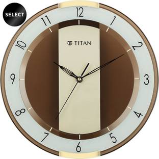 Titan Analog 33.8 cm X 33.8 cm Wall Clock
