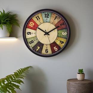 Gulabi Art Analog 28 cm X 28 cm Wall Clock