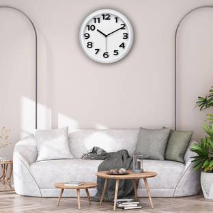 Star Work Analog 67 cm X 30 cm Wall Clock