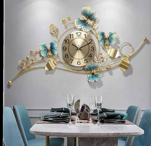 FAB HOME DÉCOR Analog 55 cm X 70 cm Wall Clock