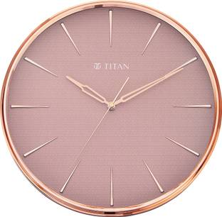 Titan Analog 32.5 cm X 32.5 cm Wall Clock