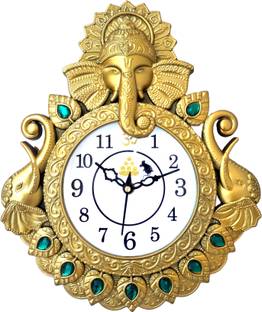 GrabBasket Analog 31 cm X 24 cm Wall Clock