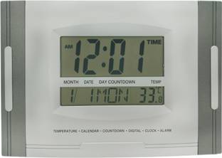 NXZ Digital 19 cm X 27.5 cm Wall Clock
