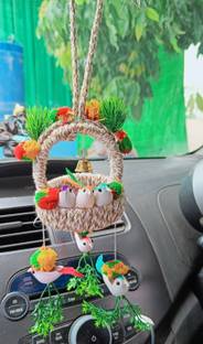 HUBBER Home & Office Decoration Artificial hanging Birds Set Of 1