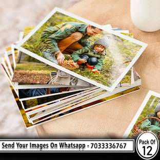 CG GIFTS Photo Prints for Albums Pack of 12