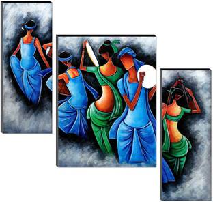 saf modern art wall painting for home decoration Pack of 3