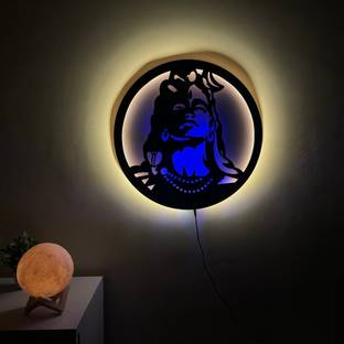 The Gifting Kingdom Adiyogi Neelkanth Shiv ji Led Wall Decor Light
