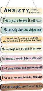 Angel Infinite Anxiety Wooden Wall Hanging for Home Décor| Gifts| Wall Decoration