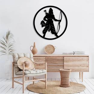 Trademubarak Shri Ram Wall Art, Hinduism Wall Decor, Sanatan Dharm, Lord Ram 2 feet