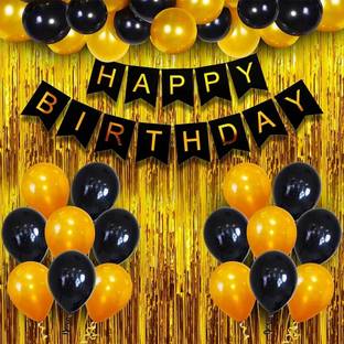viyan enterprises Happy Birthday Decoration Items Pack of 34